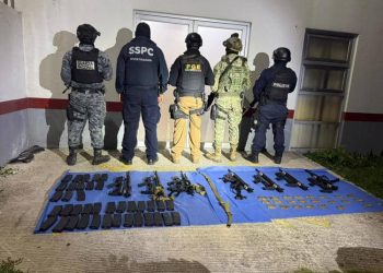 Fuerte operativo en Jalpa de Méndez deja aseguramiento de armas y droga