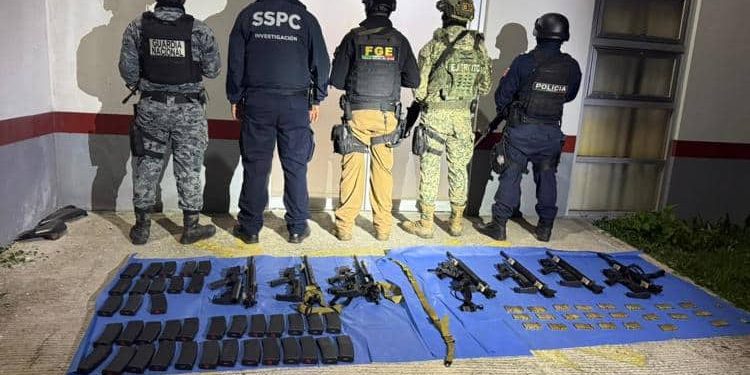 Fuerte operativo en Jalpa de Méndez deja aseguramiento de armas y droga