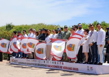 ARRANCAN ANA PATY PERALTA Y MARA LEZAMA “OPERATIVO DE SEGURIDAD VACACIONAL DE VERANO, QUINTANA ROO 2025”