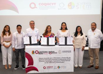 Mara Lezama y Estefanía Mercado inauguran en Playa del Carmen el primer Centro STEM de Quintana Roo