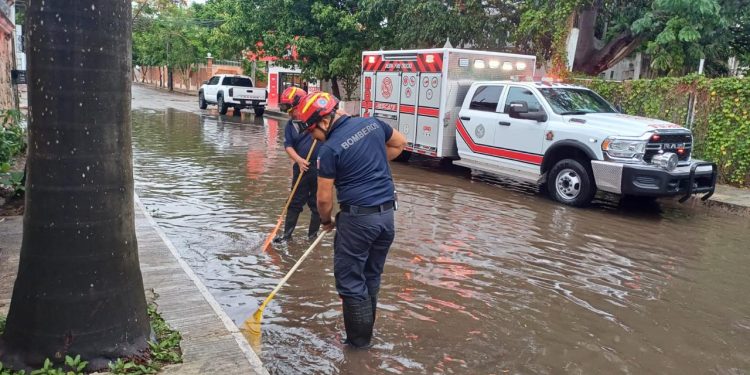 Gobierno de Estefanía Mercado despliega operativo “Tormenta” ante intensas lluvias en Playa del Carmen