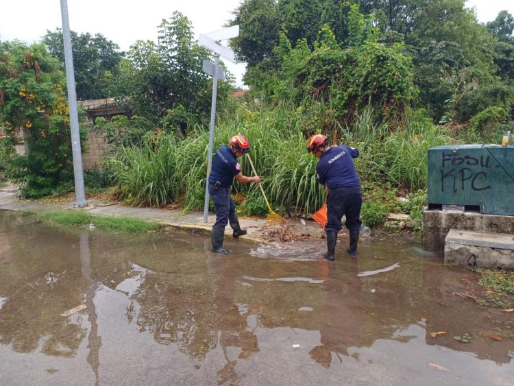 Gobierno de Estefanía Mercado despliega operativo “Tormenta” ante intensas lluvias en Playa del Carmen