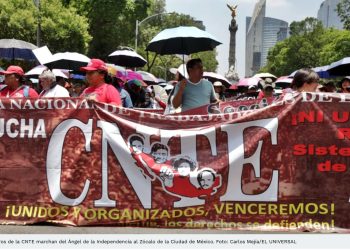 CNTE convoca marcha y paro nacional este jueves en la Ciudad de México