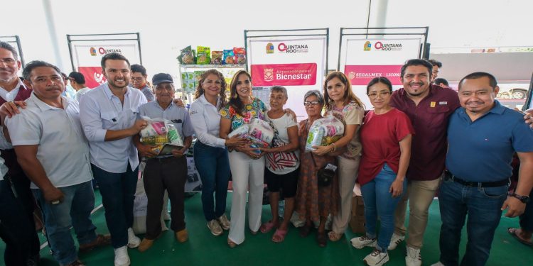 Mara Lezama lleva justicia social y prosperidad compartida a habitantes de Xul-Ha con la Caravana del Bienestar