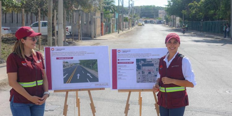 Anuncia Ana Paty Peralta obra integral en calle paseo el peral en la Sm 248