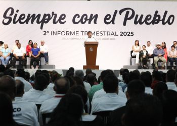 Alcaldes de Tabasco respaldan informe trimestral del gobernador Javier May