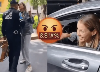 Mujer lanza insultos discriminatorios a policía en la colonia Condesa