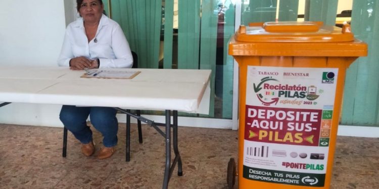 Anuncian campaña para recolectar 15 toneladas de pilas en Tabasco