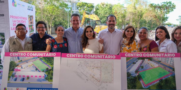 Mara Lezama respalda obras que promueven la paz y la participación ciudadana en Cancún