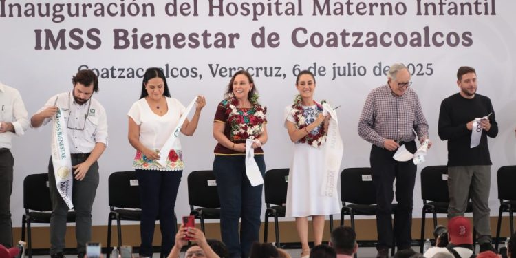 Hospital Materno Infantil de Coatzacoalcos, sello de transformación y justicia social: Rocío Nahle