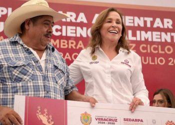 Con maquinaria, semilla y apoyos, Rocío Nahle impulsa a productores de maíz