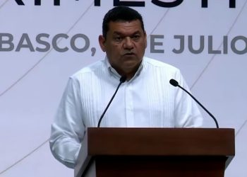 Invierten 1,800 millones de pesos en seguridad en Tabasco, informa gobernador Javier May