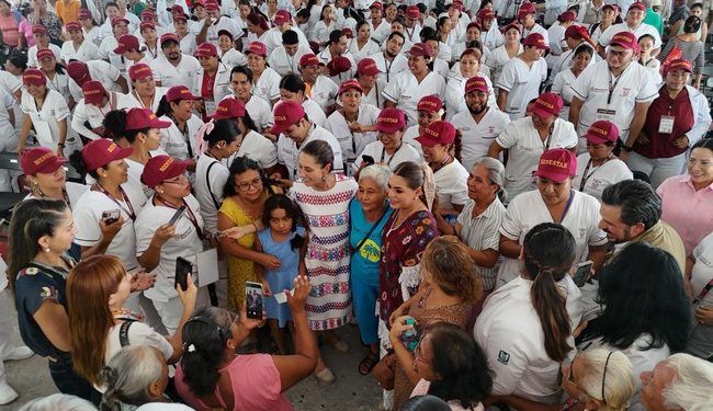 Sheinbaum asegura que ningún adulto mayor quedará sin atención del programa “Salud, Casa por Casa”