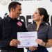 Estefanía Mercado reconoce valentía y entrega de los bomberos de Playa del Carmen