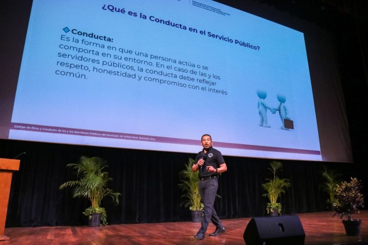 Gobierno de Estefanía Mercado refuerza valores en el servicio público con curso de ética a elementos de Seguridad Ciudadana