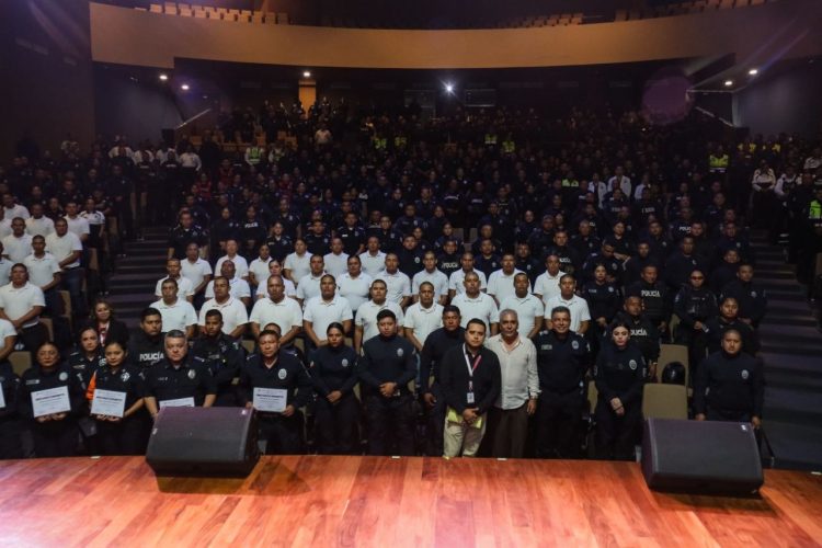 Gobierno de Estefanía Mercado refuerza valores en el servicio público con curso de ética a elementos de Seguridad Ciudadana