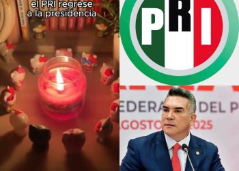 El PRI sorprende en TikTok con “ritual” para regresar a la Presidencia y desata polémica