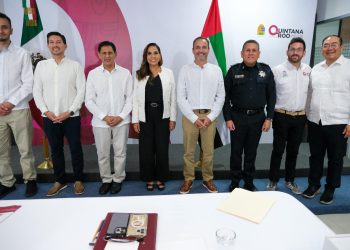 Fortalece Mara Lezama relaciones diplomáticas en reunión con el embajador de Emiratos Árabes Unidos, Salem Alowais