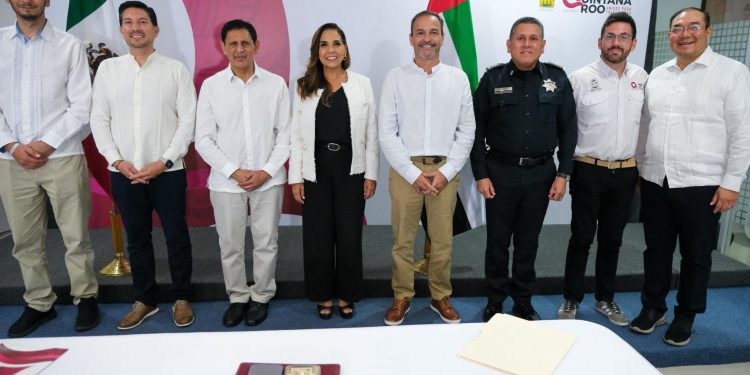 Fortalece Mara Lezama relaciones diplomáticas en reunión con el embajador de Emiratos Árabes Unidos, Salem Alowais