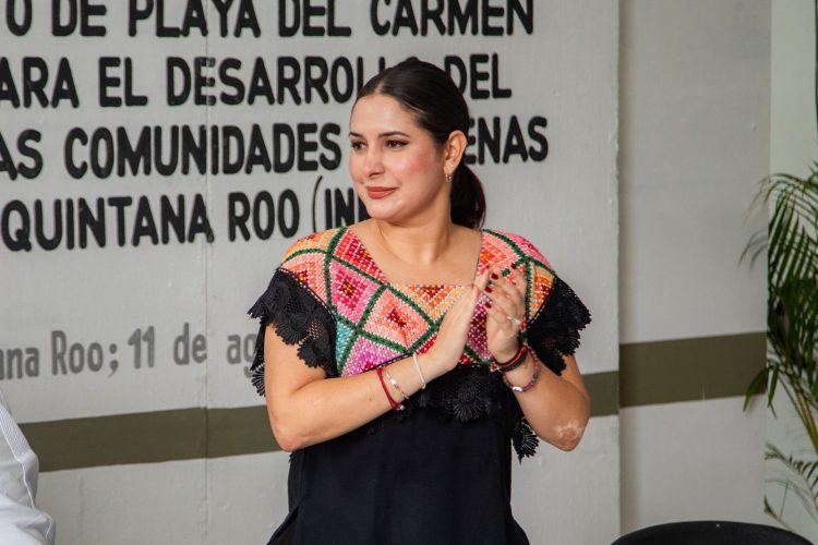 Estefanía Mercado abre nuevos espacios de participación y desarrollo para la comunidad indígena en Playa del Carmen
