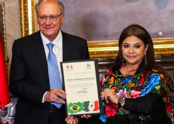 Clara Brugada entrega llaves de la ciudad al vicepresidente de Brasil y refuerza alianza latinoamericana
