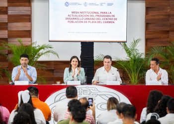 Estefanía Mercado encabeza avances clave en la actualización del Programa de Desarrollo Urbano del Centro de Población de Playa del Carmen