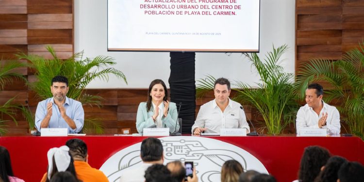 Estefanía Mercado encabeza avances clave en la actualización del Programa de Desarrollo Urbano del Centro de Población de Playa del Carmen