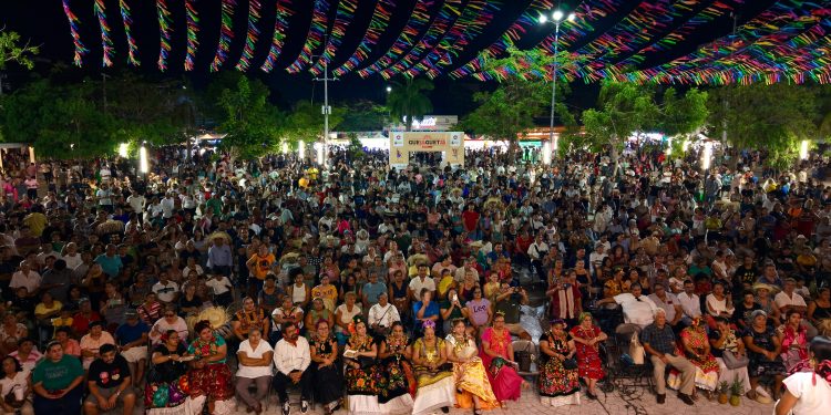 Gran cierre de “guelaguetza Cancún 2025” con más de 30 mil asistentes