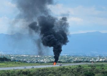 Accidente de aeronave en el Aeropuerto de Cuernavaca deja dos lesionados