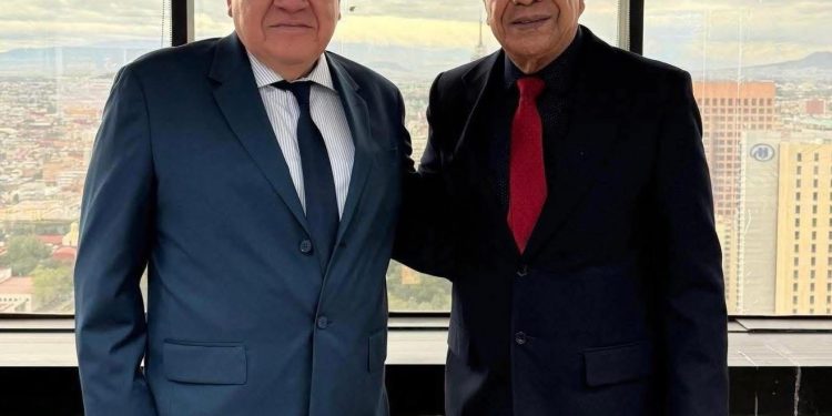 Rafael Marín se reúne con el Senador Alberto Anaya Gutiérrez, la coordinación es esencial para el crecimiento de México