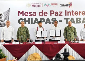 Tabasco y Chiapas refuerzan coordinación en seguridad con Mesa de Paz Interinstitucional
