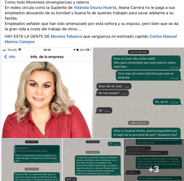 A Yolanda Osuna el 60% de los habitantes de Centro la reprueban, malos resultados y evidente latrocinio