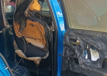 Sujetos incendian y disparan contra vehículo en Gaviotas Norte