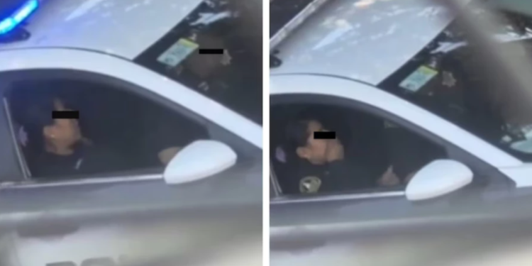 Policías serán investigados tras difundirse video de conducta inapropiada en patrulla
