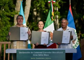 México, Guatemala y Belice firman acuerdo para crear el Corredor de la Gran Selva Maya