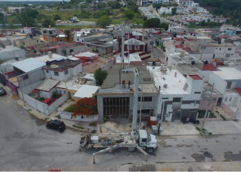 Avanza construcción de la subestación de bomberos en la col. Solidaridad Nacional