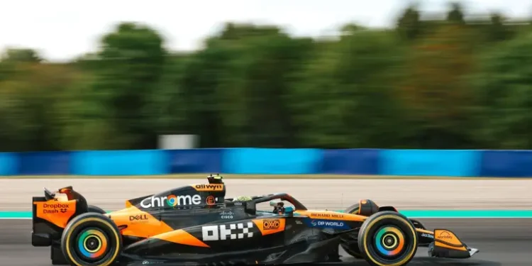 McLaren impone ritmo en Zandvoort: Lando Norris lidera las prácticas del GP de Países Bajos 2025