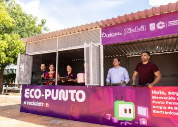 SEMABICCE INAUGURA PUNTO DE ACOPIO PERMANENTE DEL RECICLATRÓN EN EL PARQUE XIMBAL