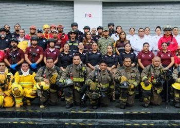 Encabeza Mara Lezama histórico simulacro de protección civil en el que participaron más de 130 mil personas en Quintana Roo