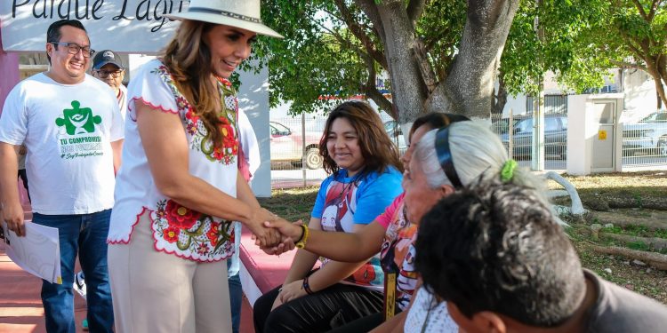 Impulsa Mara Lezama rescate del parque de la Colonia Lagunitas con el programa “Que brille Chetumal”