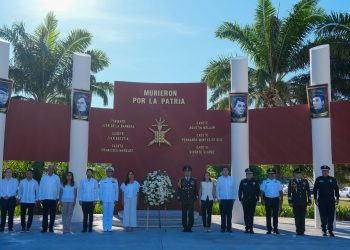 Mara Lezama encabeza homenaje a los Niños Héroes en aniversario 178 de la Batalla de Chapultepec