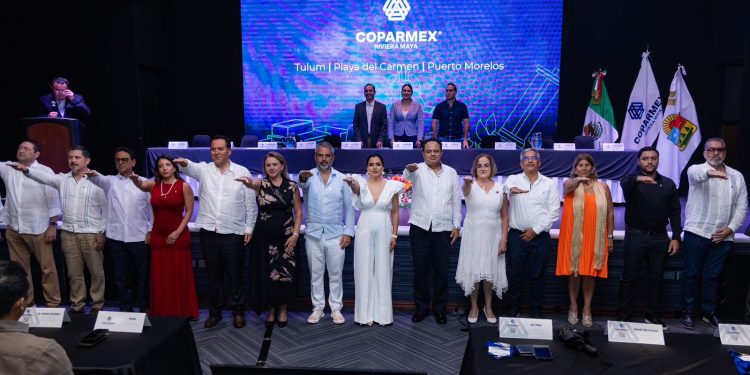 Estefanía Mercado respalda renovación de COPARMEX Riviera Maya y llama a unidad empresarial