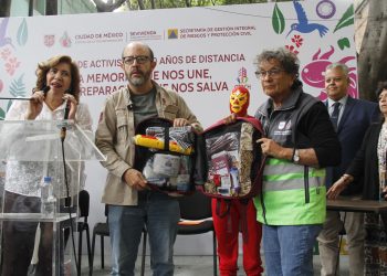 Realiza Gobierno Capitalino Jornada “La memoria que nos une, la preparación que nos salva”, e inicia entrega de Mochilas de Vida en Unidades Habitacionales