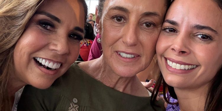 Impulsan Ana Paty Peralta y Claudia Sheinbaum proyectos de infraestructura educativa, social y de apoyo a grupos vulnerables en Cancún