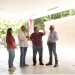 Autoridades municipales y locatarios revisan detalles de la remodelación del Mercado de la Diez