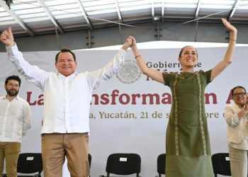 Presidenta Sheinbaum reafirma compromiso con el bienestar y la transformación de Yucatán