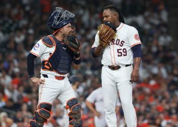 Un incidente en el campo de béisbol