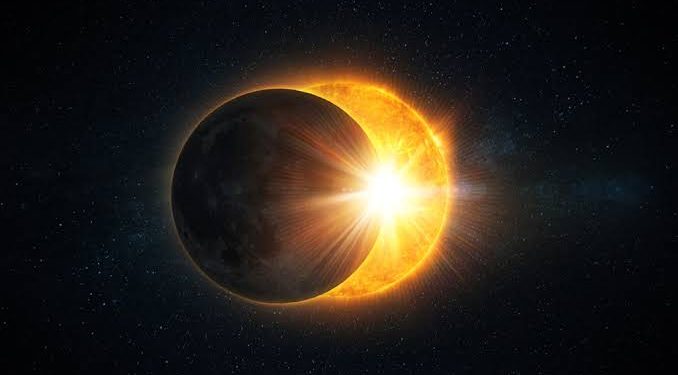 Eclipse lunar total este mes