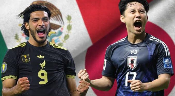México vs Japón en partido amistoso