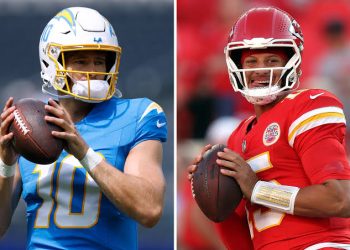 Chargers sorprenden a los Chiefs en brasil